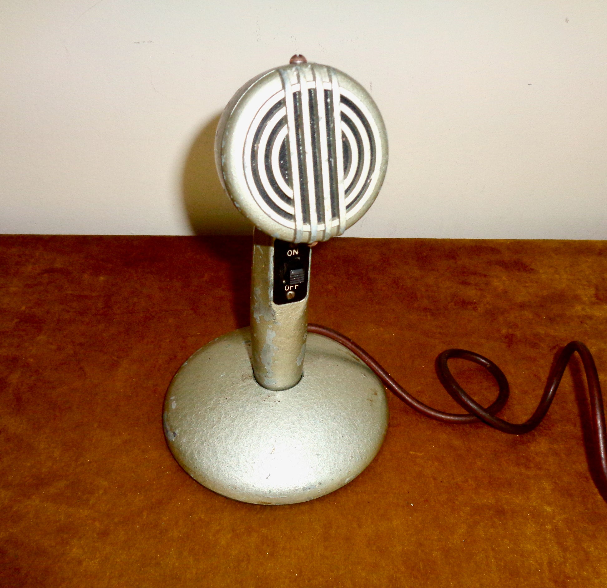 1950s Hartley Electromotives Desk Microphone