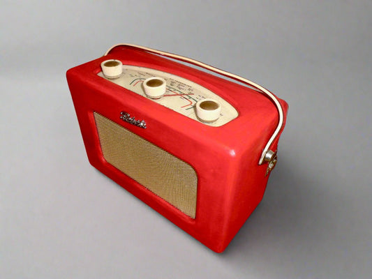 1950s Red Roberts RT1 Two Waveband LW/MW Transistor Radio