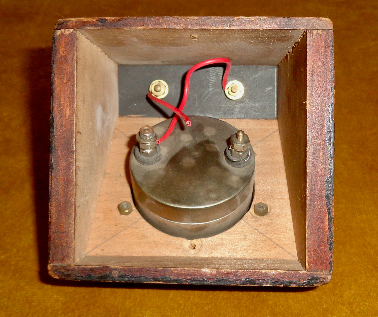 Vintage Deadbeat Moving Coil Milliammeter 0-10mA