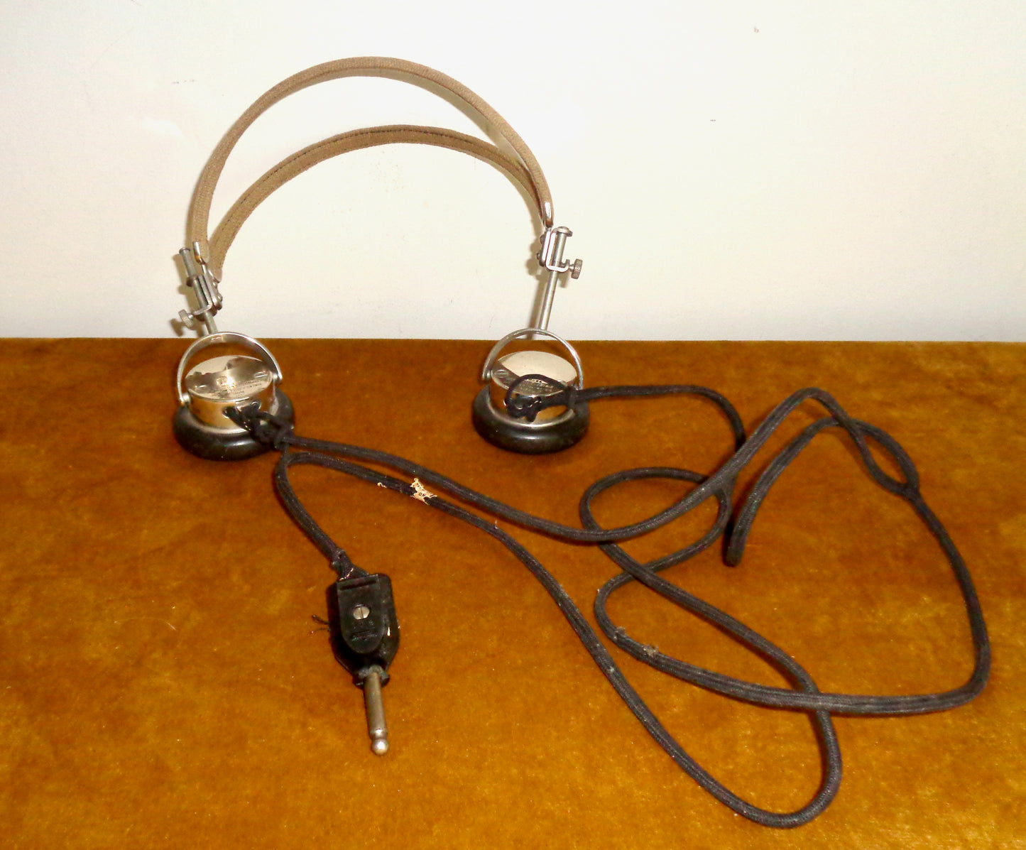 WW1 Western Electric 509W Headphones In Working Condition 