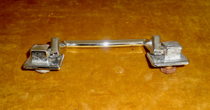 Set Of Six 1940s Chrome Plated Brass Pull Handles