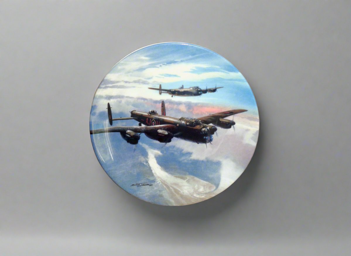 Evening Sortie Coalport Battle Of Britain Commemorative Collector's Plate Number 308D