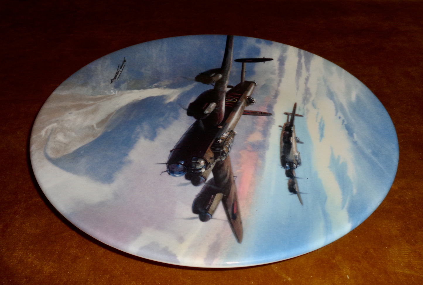 Evening Sortie Coalport Battle Of Britain Commemorative Collector's Plate Number 308D