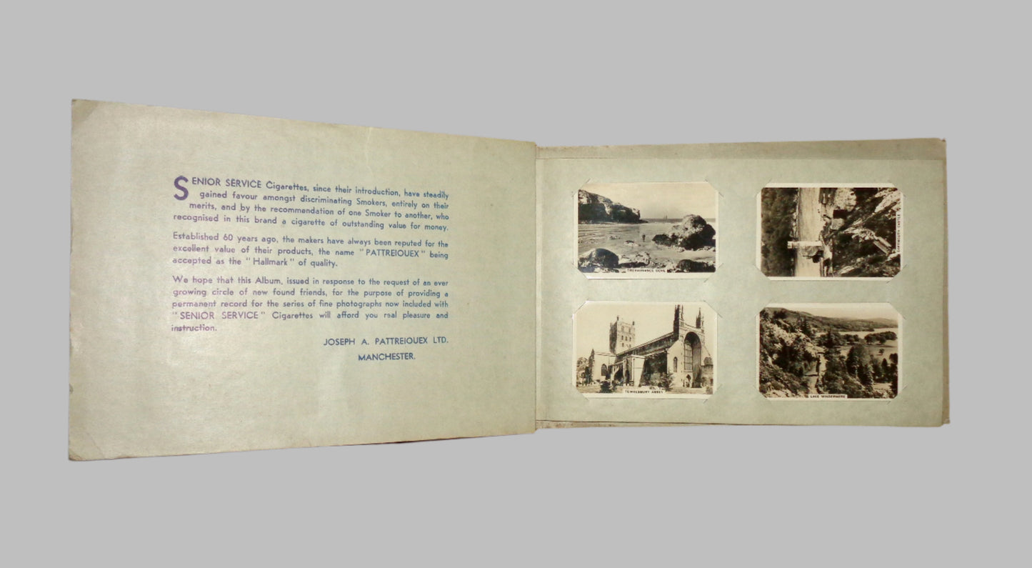 1937 Sights Of Britain Third Series Senior Service Cigarette Card Album