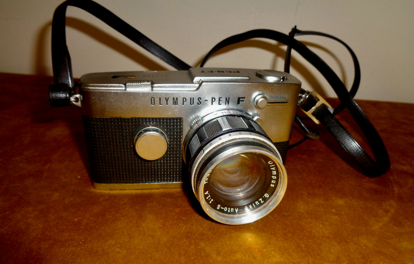 1960s Olympus Pen FT 35mm SLR Half Frame Camera With G Zuiko Auto-S f1.4 40mm Lens