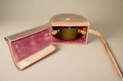 1940s Unipivot Brass Galvanometer No.24A MK I By Cambridge Instrument Co Ltd In Leather Carry Case