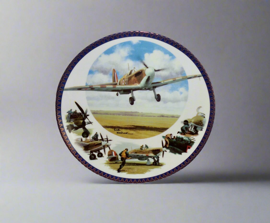 Fighter Command Royal Worcester Commemorative 27cm Collector's Plate Number 81