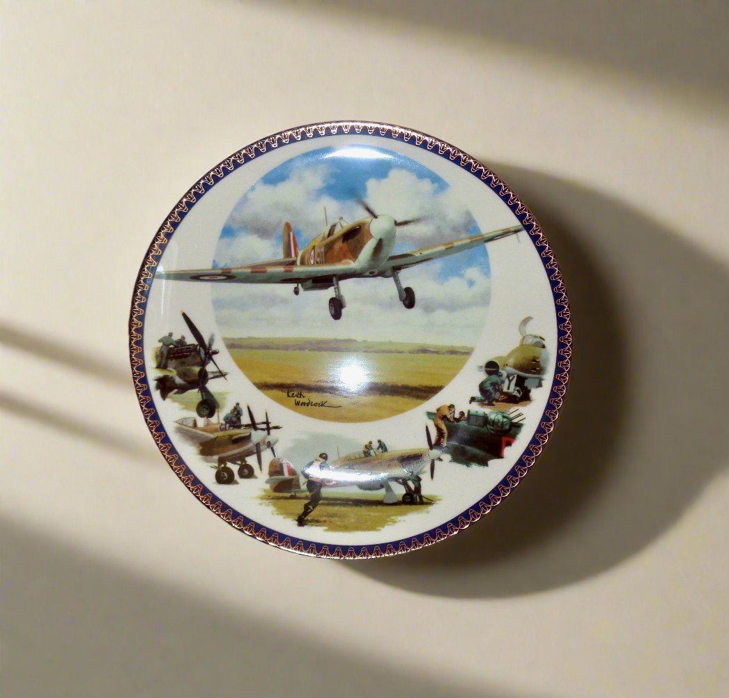 Fighter Command Royal Worcester Commemorative 27cm Collector's Plate Number 81