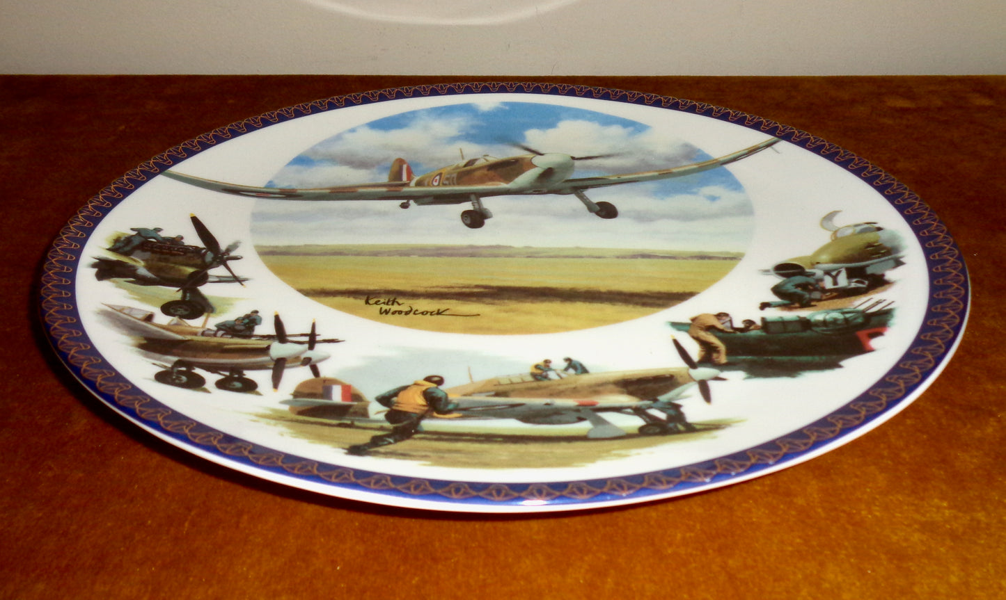 Fighter Command Royal Worcester Commemorative 27cm Collector's Plate Number 81