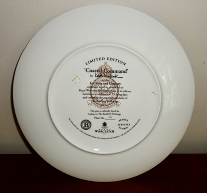 Coastal Command Royal Worcester Commemorative 27cm Collector's Plate Number 1696