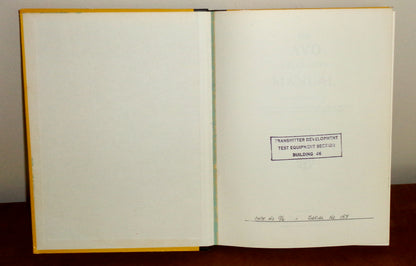 1965 Seventeenth Edition AVO Valve Data Manual