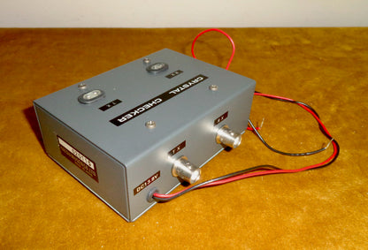 1980s Yaesu Crystal Checker For RX and TX Crystals Used In Yaesu FTC Transceivers