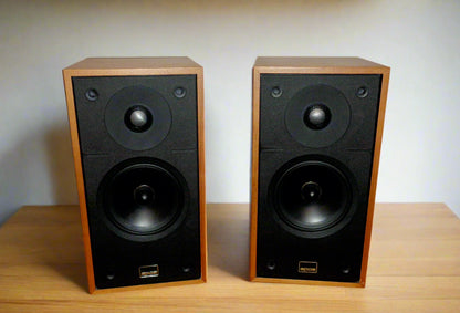 Epos ES11 Speakers Matched Pair With Walnut Veneer 