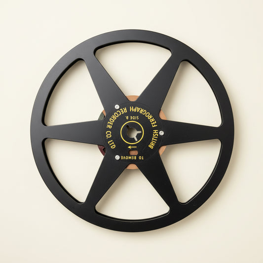 A Pair of British Ferrograph Recorder 7 Inch Aluminium Tape Reels