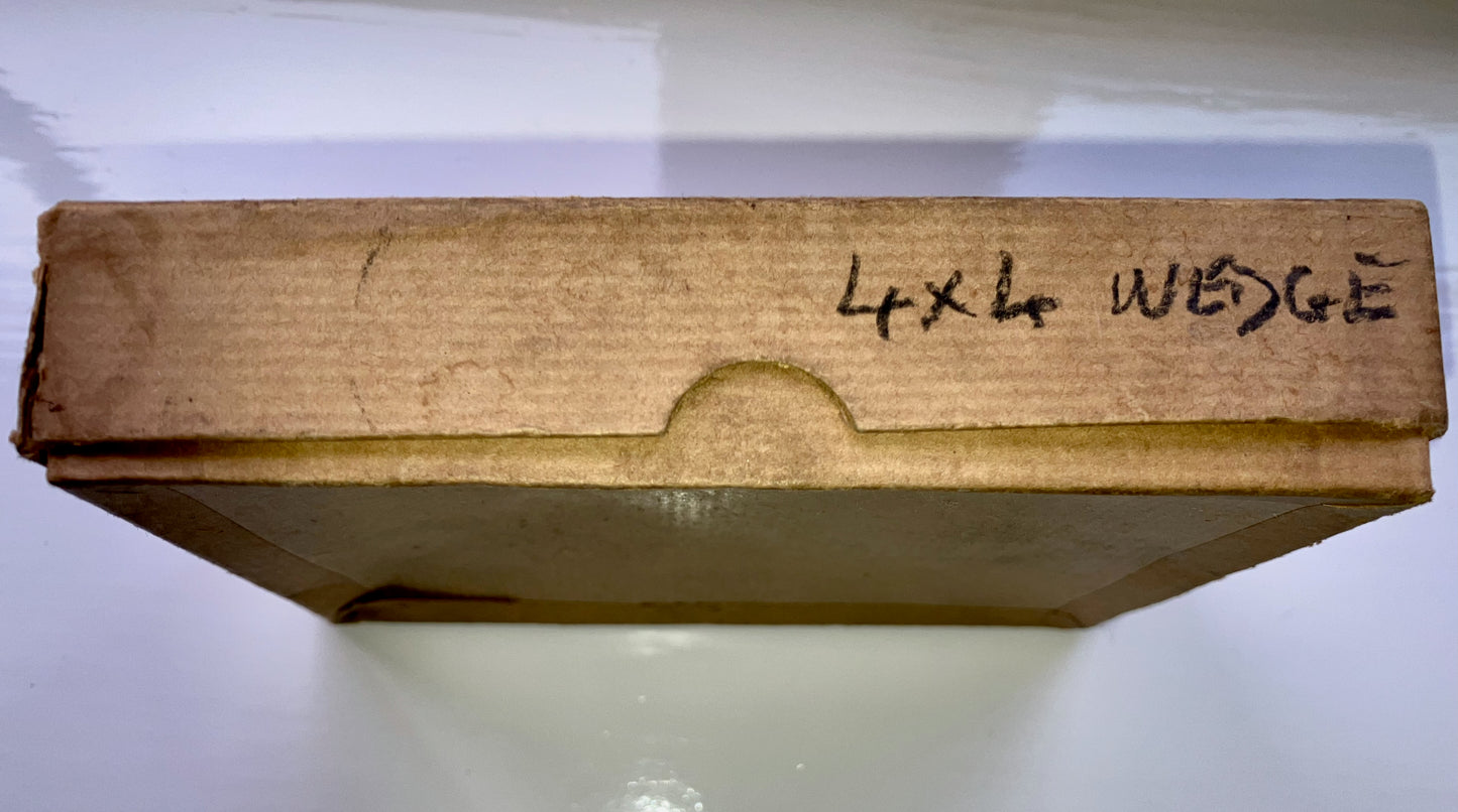 Vintage Ilford HP3 Glass Plates Exposed With A 4" Step Wedge