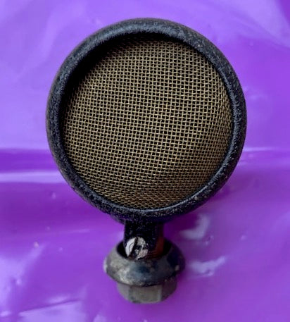 Vintage Bullet Microphone Metal Case