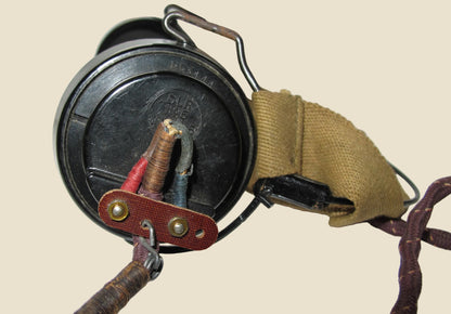 WW2 DLR No.5 Headphones SG Brown ITBA5 With Jack Plug & Canvas Strap