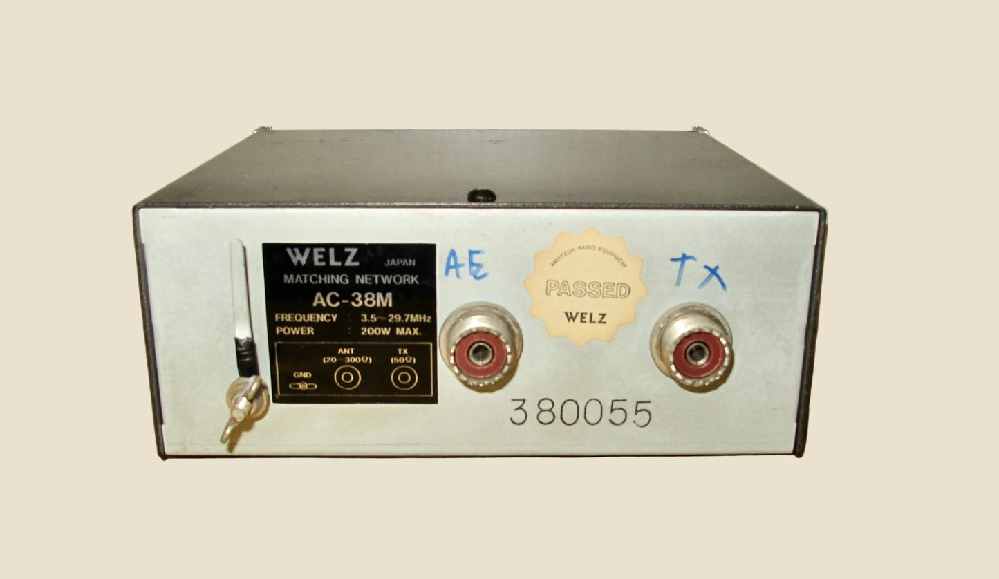 Welz AC-38M Antenna Matcher 3.5MHz-29.7MHz