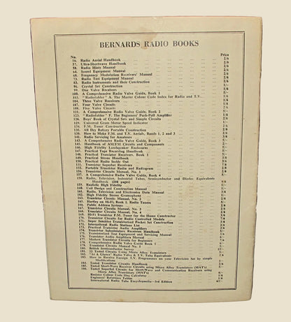1963 Bernard's Radio Manual 186. Tested Superhet Circuits Using MAT's