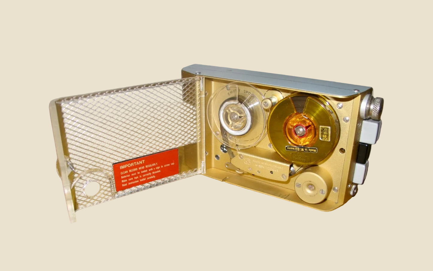 1960s FI-Cord 101S Portable Transistor Spy Tape Recorder
