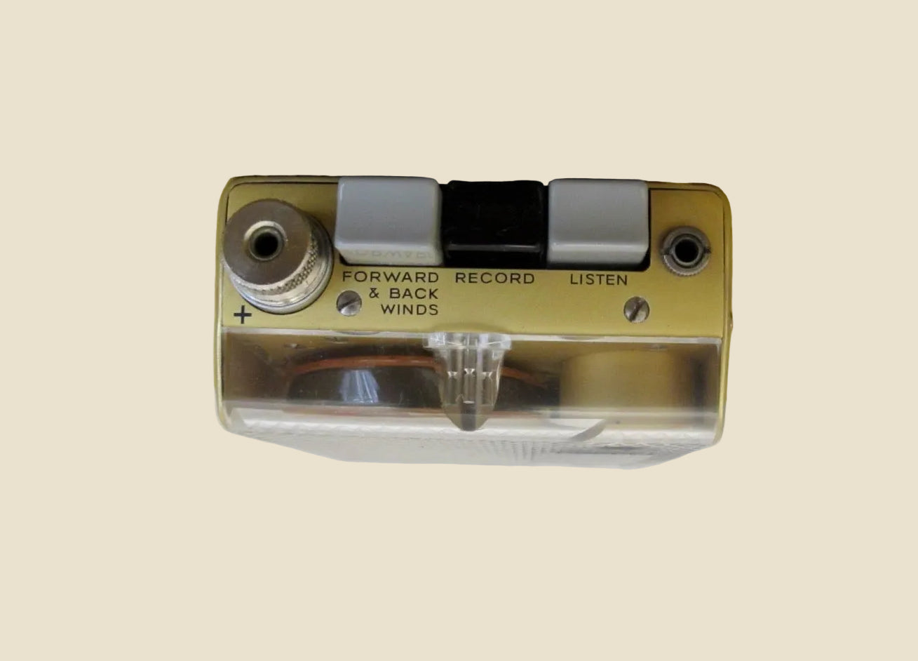 1960s FI-Cord 101S Portable Transistor Spy Tape Recorder