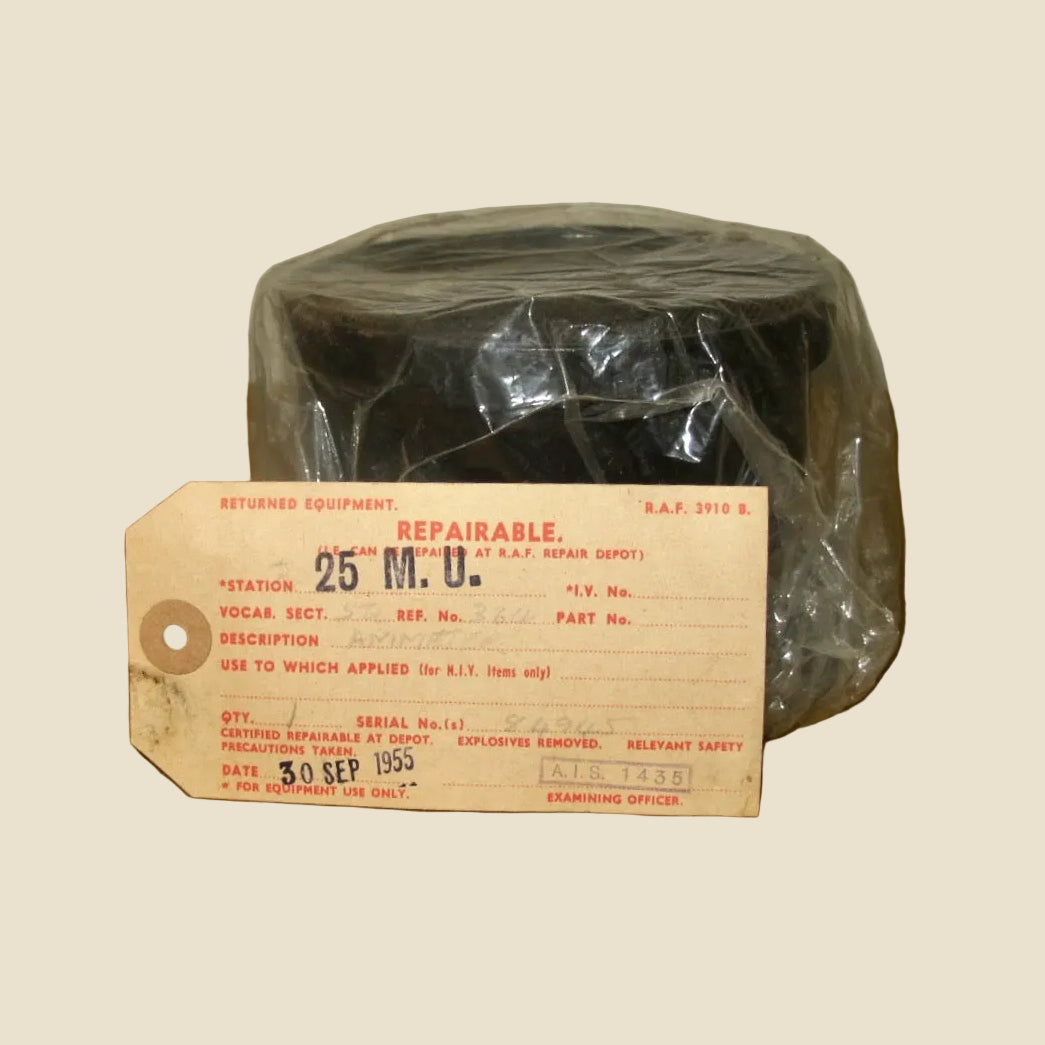 WW2 Air Ministry Ammeter 5A/1268 In A Cardboard Box. Approx. 5 Inch Diameter