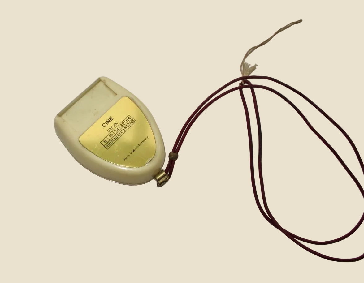 Vintage 1960s Rex 300 White Plastic Light Exposure Meter