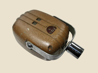 1950s Brown Lustraphone C51 Dynamic Moving Coil Desk Microphone