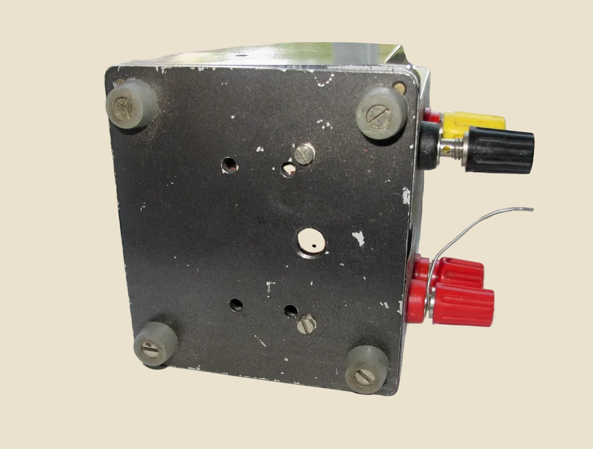 Vintage Analogue Watt Test Meter In a Case Used in RF Radio Transmission Sending