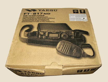 Yaesu FT817ND HF/VHF/UHF Ultra Compact Transceiver In It's Original Box With Accessories