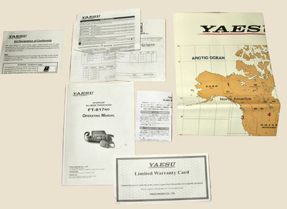 Yaesu FT817ND HF/VHF/UHF Ultra Compact Transceiver In It's Original Box With Accessories