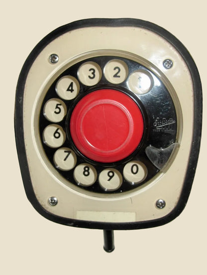 1980s Original White Ericofon 600 Telephone By Ericsson
