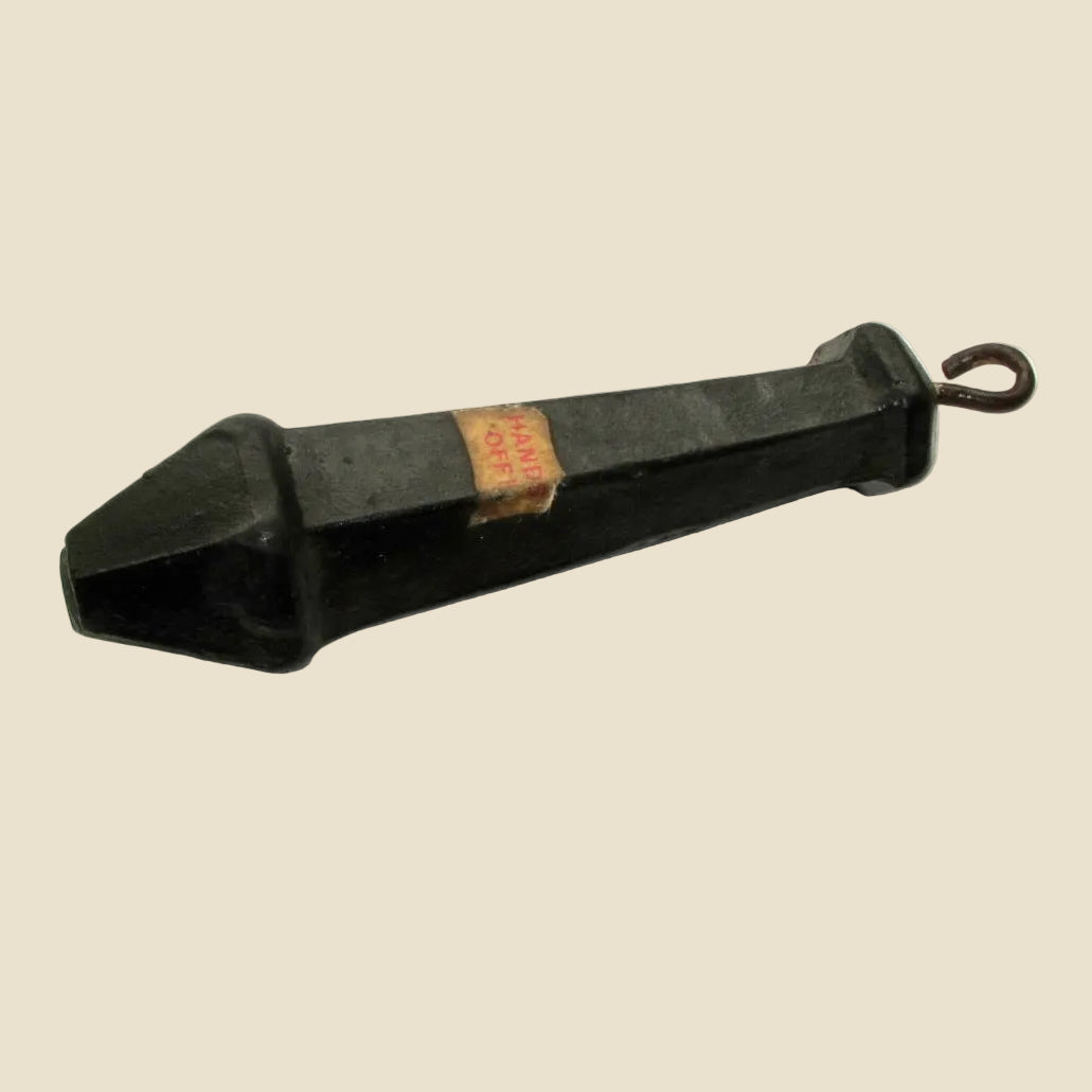 Vintage Black Rubber High Level W.C / Toilet Cistern Pull Handle