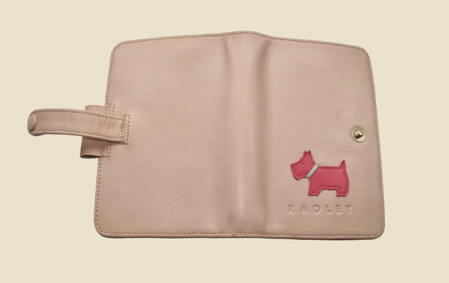 Vintage Pink Radley Filofax Mini Style A7 5 Ring Personal Organiser