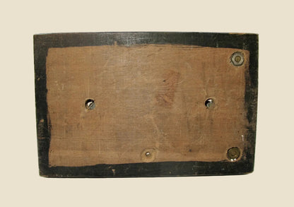 Vintage Brass Telegraph Sounder Mounted On Wood