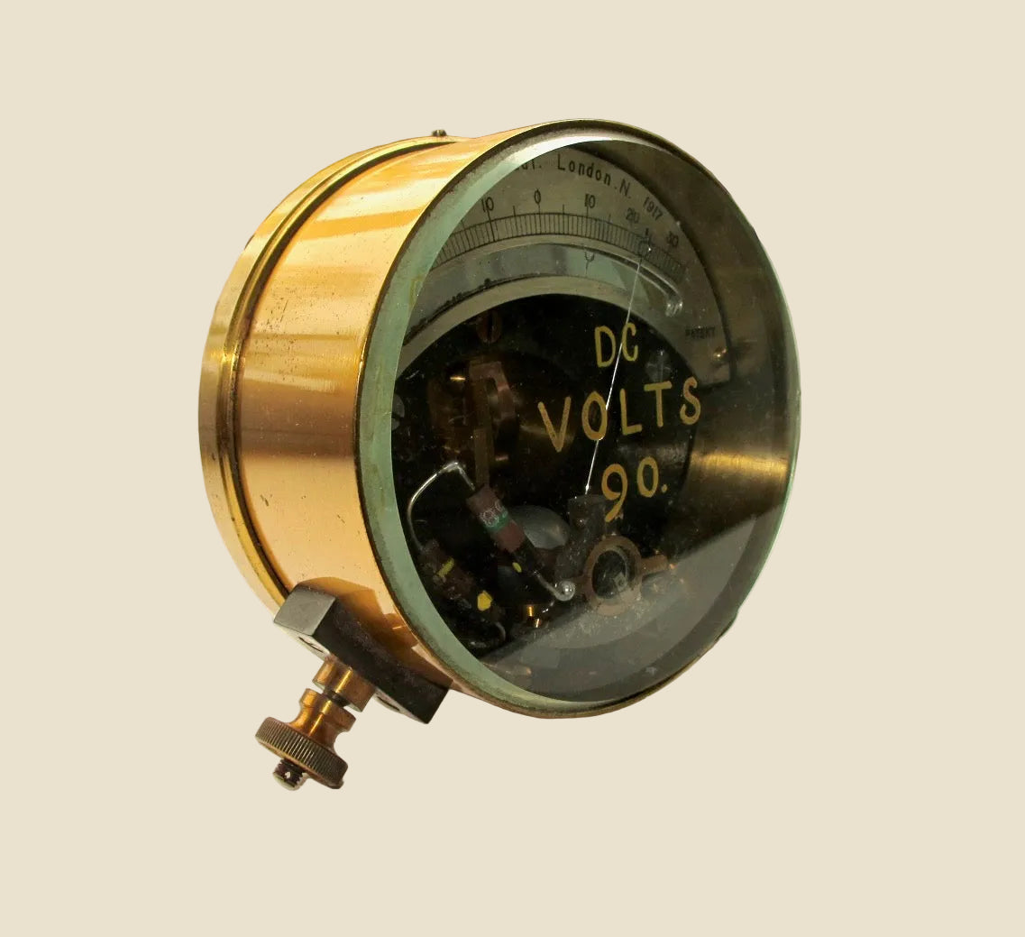 WW1 1917 Unipivot Brass Galvanometer No.452 MK II By Robert W Paul