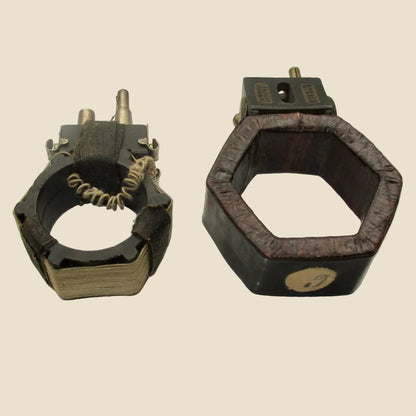 Vintage Pair Of Gambrell / Basketweave Coils Efficiency Inductance D