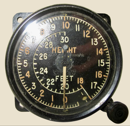 1936 Air Ministry RAF Mark XIII Height Indicator / Altitude Meter 6A/445 Made By Short And Mason