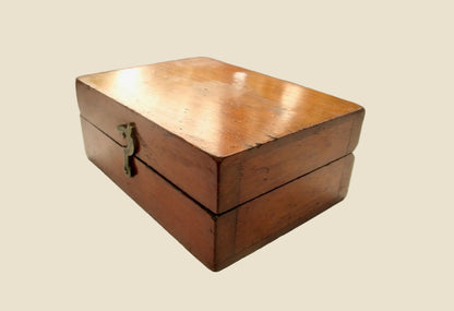 Vintage Boxed Brass And Aluminium Apothecary Weights Set