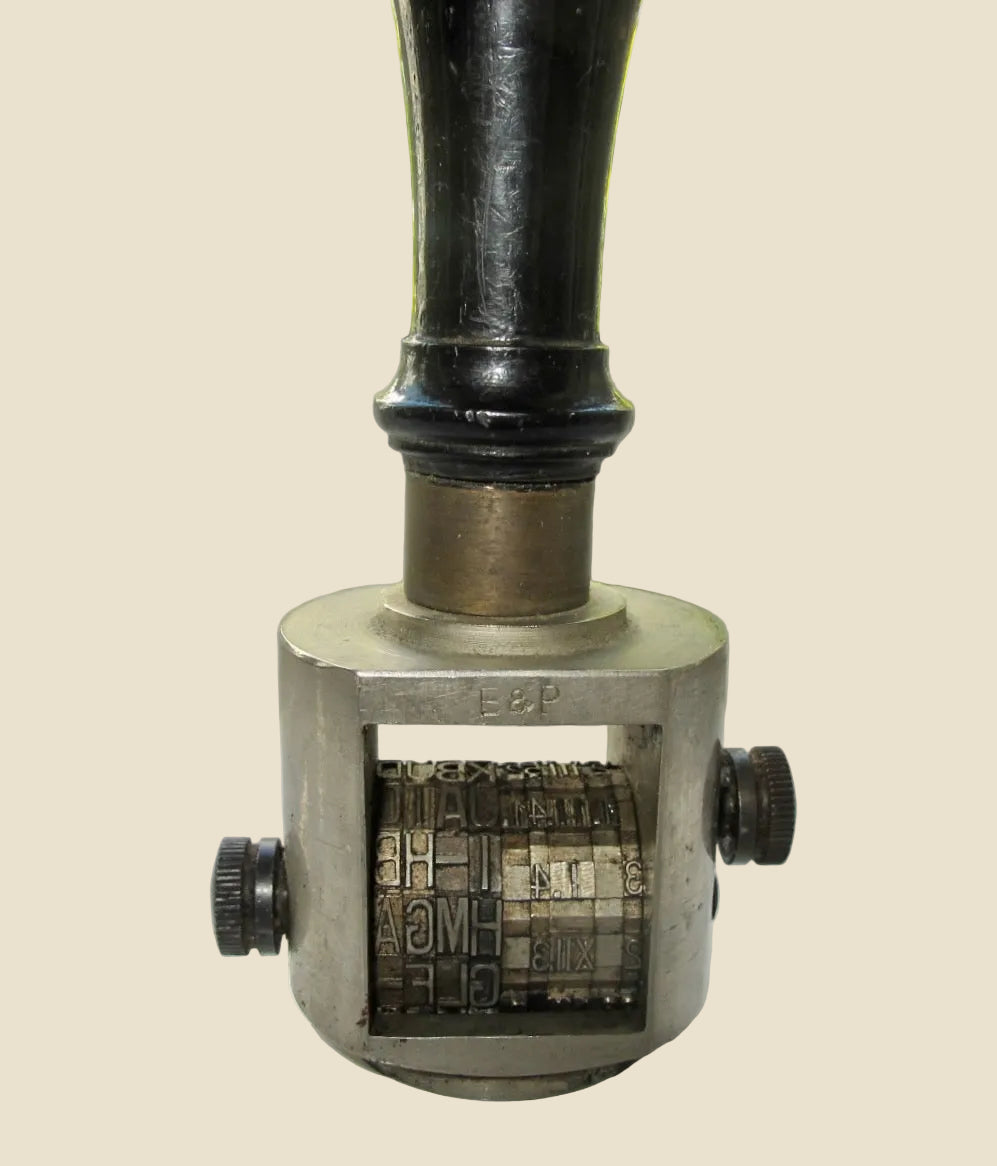 WW2 Boxed Army Signal Ink Dating Stamp And Ink Pad MkII