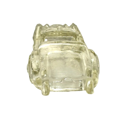 Vintage Cast Glass Jaguar XK120 OTS Car Desk Paperweight