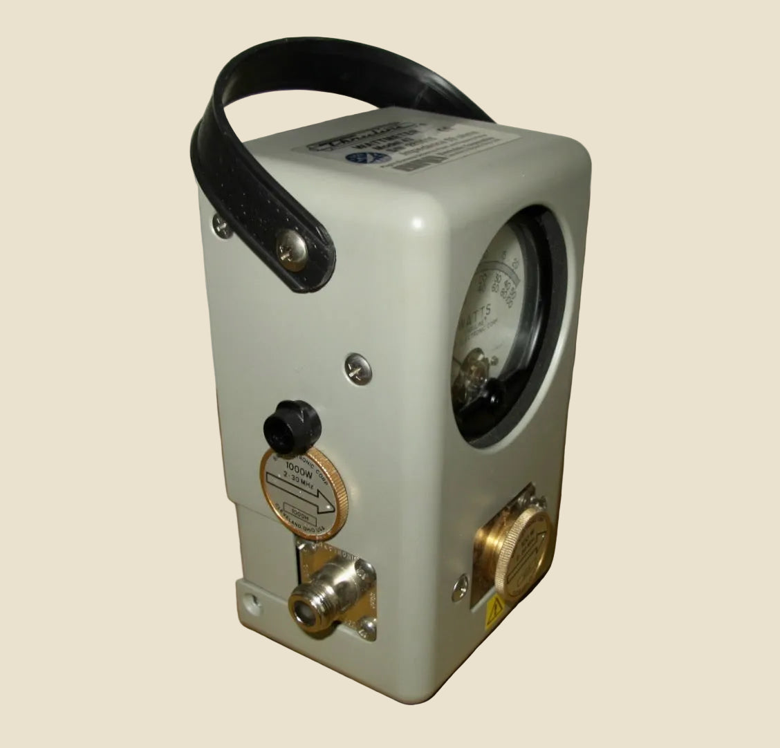 Preowned Bird Model 43 RF Directional Thruline Portable Wattmeter With Five Elements