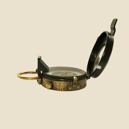 WW1 Cased Marching Compass Cruchon & Emons London Verners Pattern VII