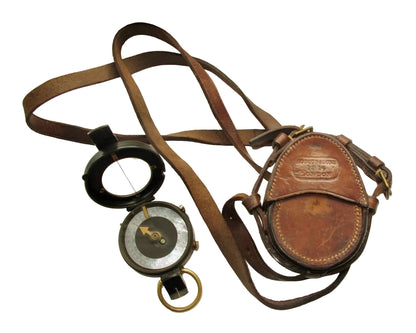 WW1 Cased Marching Compass Cruchon & Emons London Verners Pattern VII