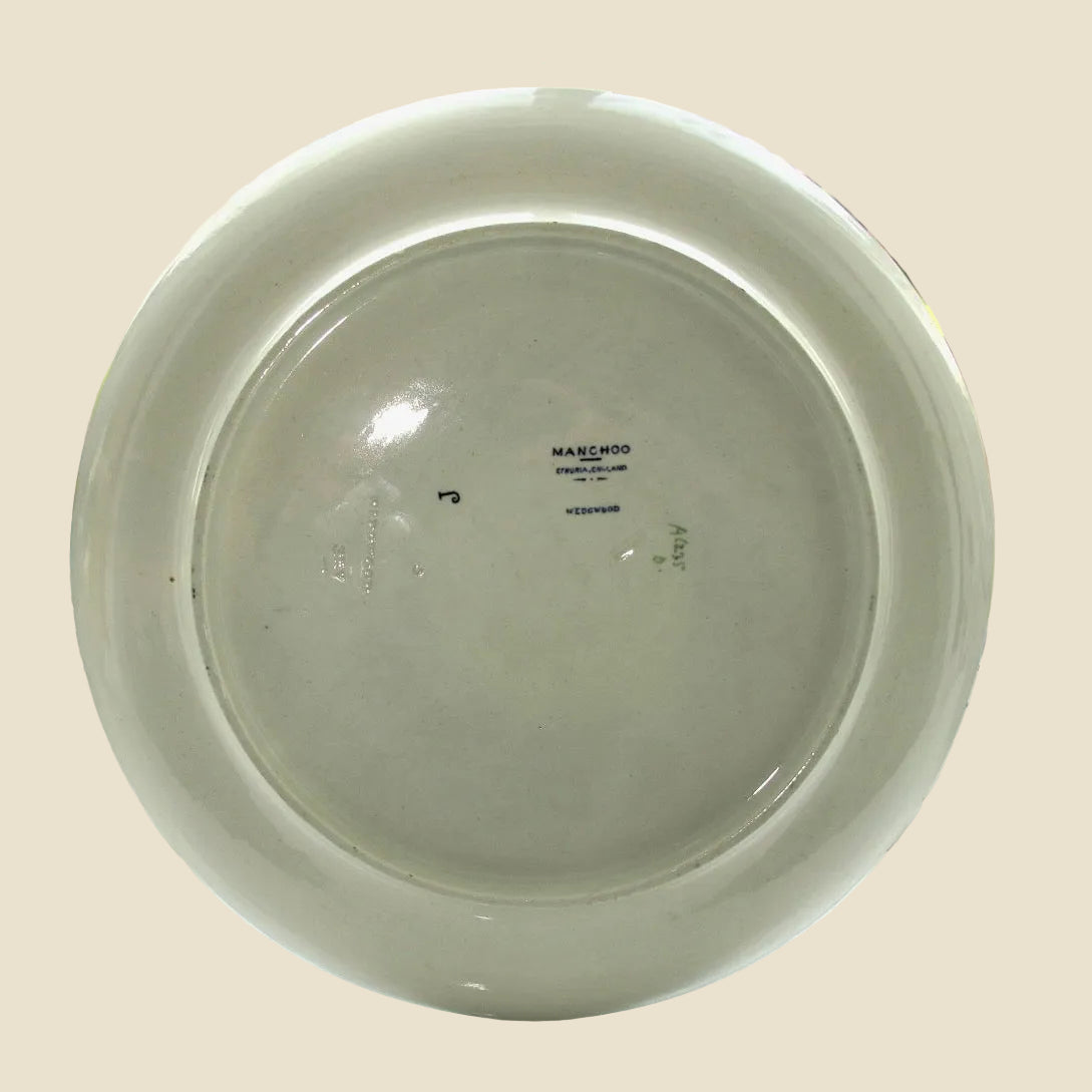 Vintage 1920s Wedgwood Manchoo Ceramic 12 Inch Charger