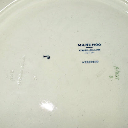 Vintage 1920s Wedgwood Manchoo Ceramic 12 Inch Charger