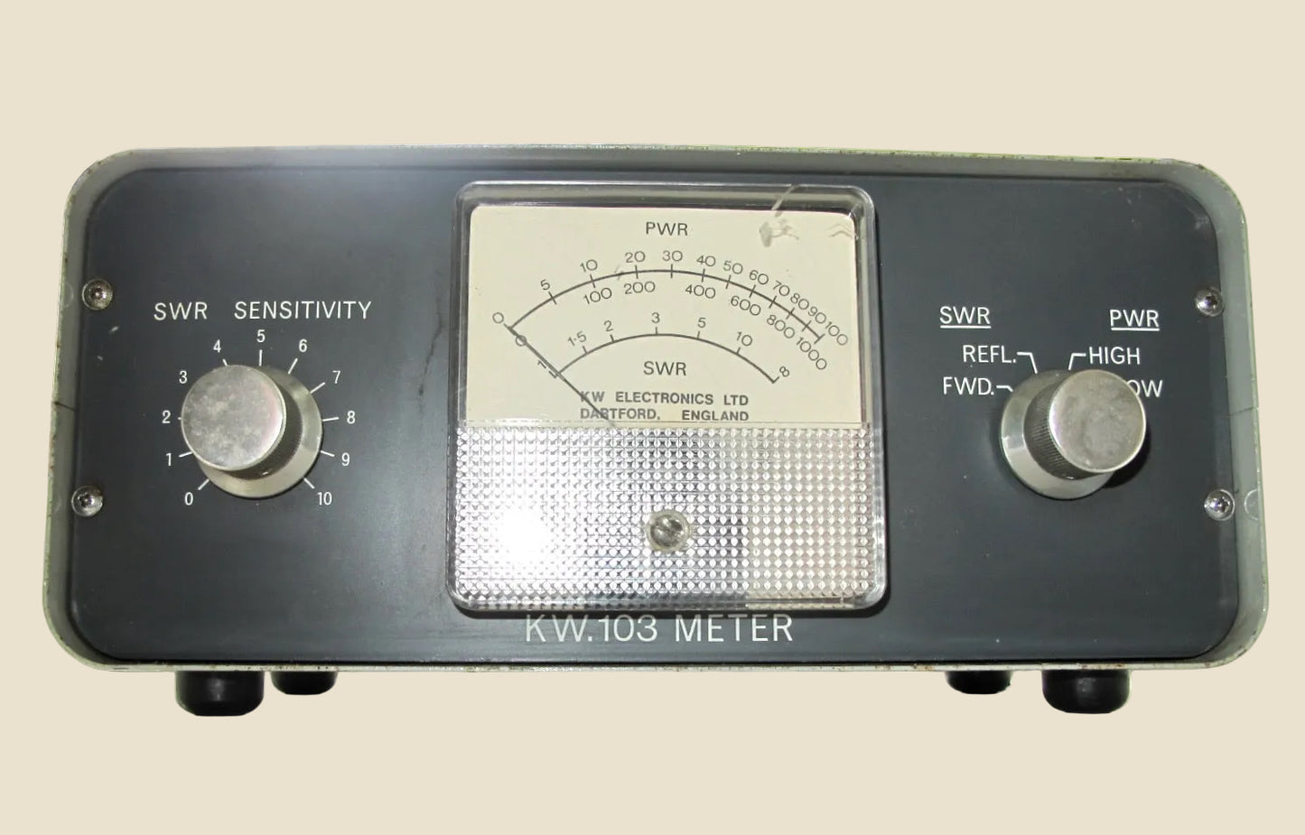 Decca KW Electronics KW103 SWR / PWR  Meter With 52 Ohm Impedance