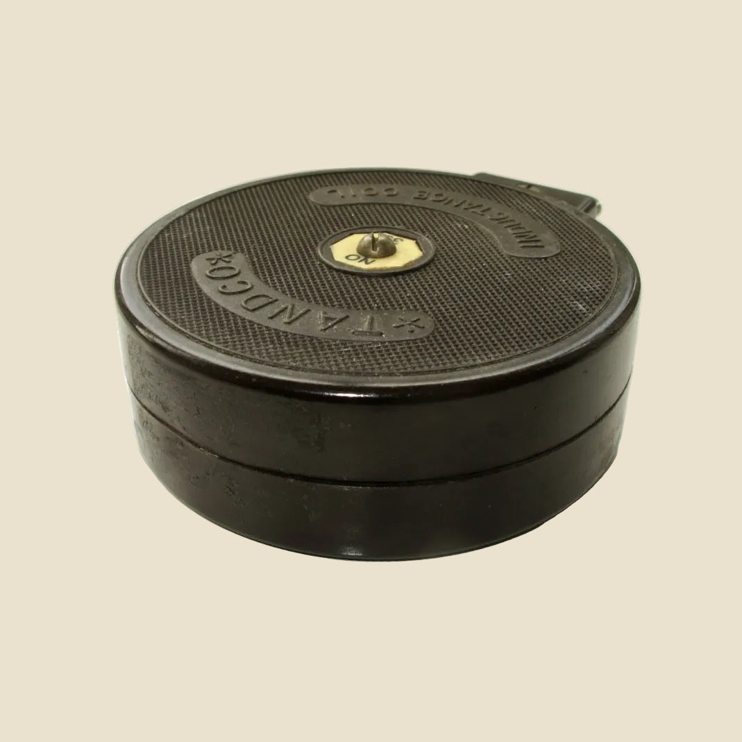 Tandco No.35 Basketweave Inductance Coil In A Bakelite Casing For 1920s TRF Radio