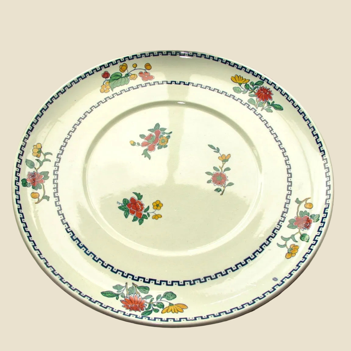 Vintage 1920s Wedgwood Manchoo Ceramic 12 Inch Charger