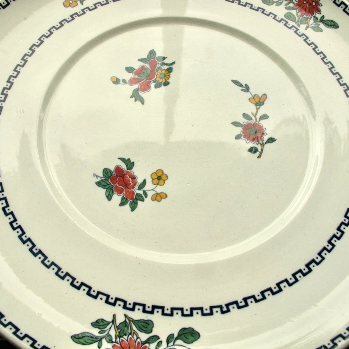 Vintage 1920s Wedgwood Manchoo Ceramic 12 Inch Charger